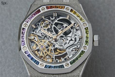 audemars piguet royal oak frosted|Audemars Piguet double balance wheel.